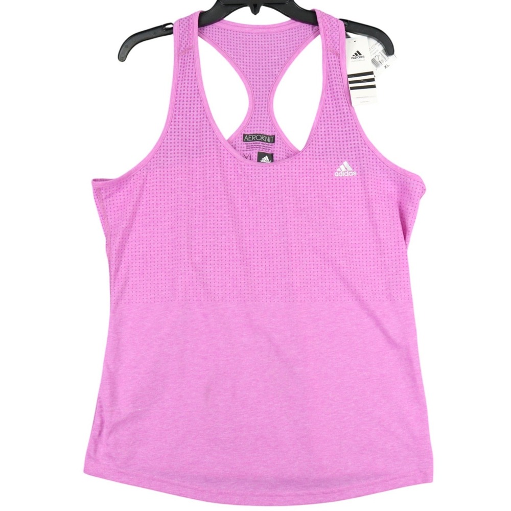 Adidas Aeroknit Climacool Tank Top Womens XL Racerback Mesh Perforated Training